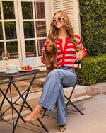 Boulevard Breeze Striped Cardigan