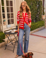 Boulevard Breeze Striped Cardigan