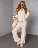 Chanie Knit Wide Leg Pants