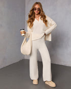 Chanie Knit Wide Leg Pants