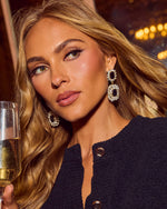 Monroe Crystal Statement Drop Earrings
