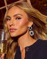 Monroe Crystal Statement Drop Earrings