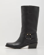 Lanor Vegan Leather Moto Boots