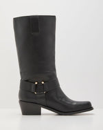 Lanor Vegan Leather Moto Boots