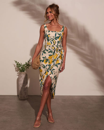 wrap midi dress floral Sweet Days Wrap Midi Dress – VICI