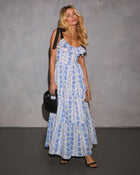 Willow Wisp Tiered Floral Maxi Dress