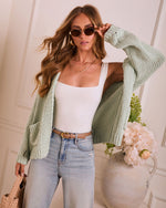 Softest Hour Open Front Knit Cardigan
