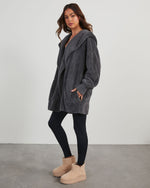 Steel Grey % The Coziest Yet Pocketed Cardigan-2