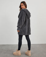 Steel Grey % The Coziest Yet Pocketed Cardigan-4