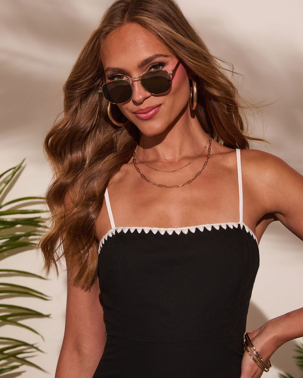 cailene mini dress Cailene Contrast Trim Mini Dress – VICI
