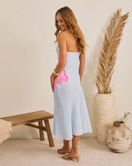 Isla Rose Strapless Floral Maxi Dress