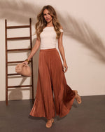 Soft Sway Pleated Wide Leg Pants