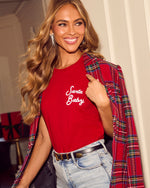 Santa Baby Muse Cotton Graphic Short Sleeve Top