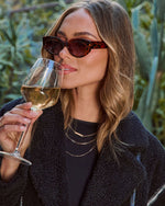 Tortoise % Breslin Cat Eye Sunglasses-2