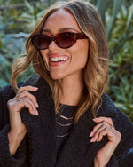 Tortoise % Breslin Cat Eye Sunglasses-4