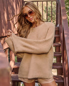 Plush Whim Ribbed Knit Sweater