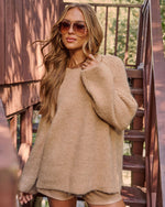 Plush Whim Ribbed Knit Sweater