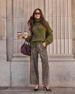 Moment In Time Leopard Print Pants
