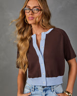 Harvest Weekend Color Block Cardigan