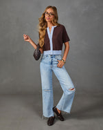Harvest Weekend Color Block Cardigan