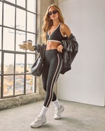 Victory Lap V-Cut Racerback Sports Bra