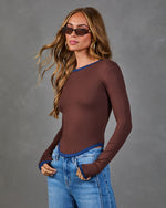 Falling Slowly Contrast Trim Top