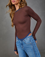 Falling Slowly Contrast Trim Top