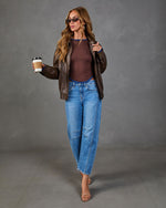 Falling Slowly Contrast Trim Top