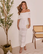 Siena Sun Strapless Knit Maxi Dress
