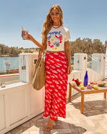 Beachside Darling Woven Tote Bag