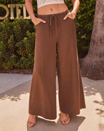 Chic Happens Cotton Wide Leg Pants