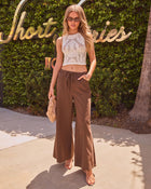 Chic Happens Cotton Wide Leg Pants