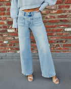 Serenna Super Stretch Wide Leg Jeans