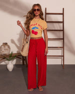 Dolce Vita Cherry Cotton Short Sleeve Graphic Tee