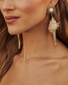 Lost At Sea Shell Drop Earrings