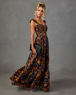 Swoon Society Butterfly Print Maxi Dress
