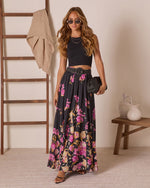 Olenda Floral Maxi Skirt