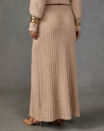 Toasty Aura Ribbed Knit Maxi Skirt