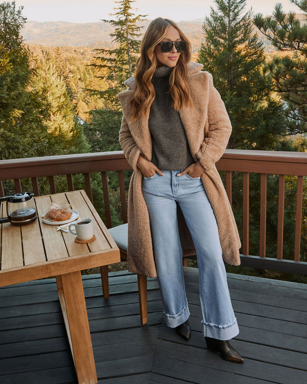 Yulissa Pocketed Teddy Coat – VICI