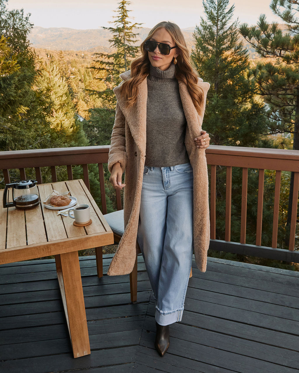 Yulissa Pocketed Teddy Coat – VICI