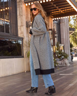 Ember Trail Herringbone Duster Cardigan