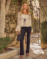 Model Off Duty Super Stretch Mid Rise Straight Leg Jeans