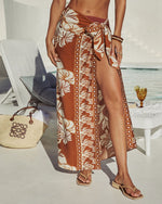 Pure Paradise Printed Wrap Tie Sarong