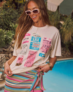 Travel Ticker Short Sleeve Graphic Tee
