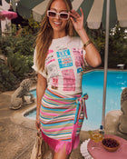 Travel Ticker Short Sleeve Graphic Tee