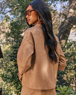 Countryside Estate Faux Suede Blouse