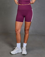Motion Theory Contrast Stripe Biker Shorts