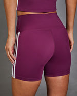 Motion Theory Contrast Stripe Biker Shorts