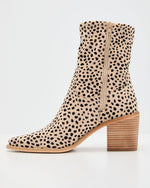 Cheetah % Alexie Leopard Print Suede Bootie-2