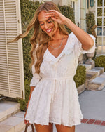 Romantic Mood Ruffle Fringe Romper